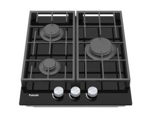 Газовая варочная поверхность Fabiano FHG 8453 VGH Black Glass