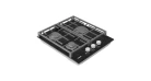 Газовая варочная поверхность Fabiano FHG 8453 VGH Black Glass Фото №3