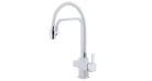 Смеситель кухонный Fabiano FKM 31.11 Alpine White 02 Фото №1