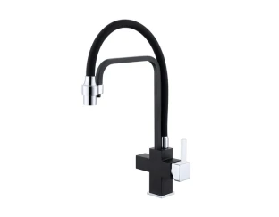 Смеситель кухонный Fabiano FKM 31.11 Matt Black 02