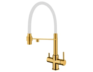 Смеситель кухонный Fabiano FKM 3143 Nano Gold