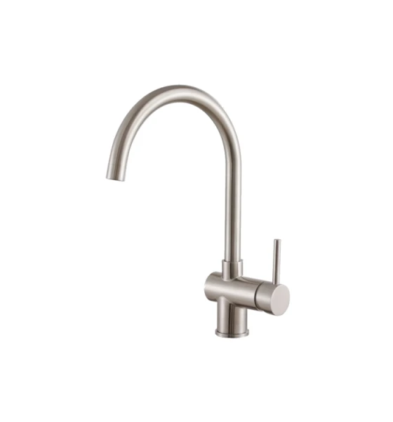 Смеситель кухонный Fabiano FKM 39 S/Steel Inox