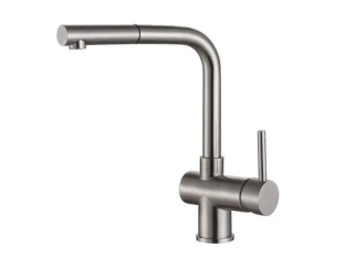 Змішувач кухонний Fabiano FKM 46P S/Steel Inox