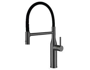 Смеситель кухонный Fabiano FKM 70 Black Steel