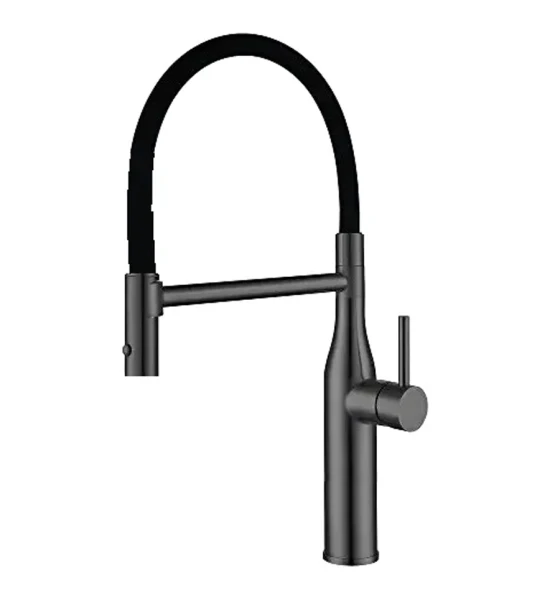 Смеситель кухонный Fabiano FKM 70 Black Steel