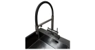 Змішувач кухонний Fabiano FKMC 3124 Black Steel (Cascad) Фото №1