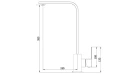 Змішувач кухонний Fabiano SKF 870 ST Inox Фото №2