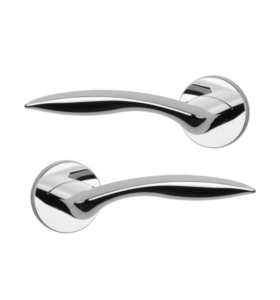 Дверная ручка APRILE Robinia R 7S AS полированный хром