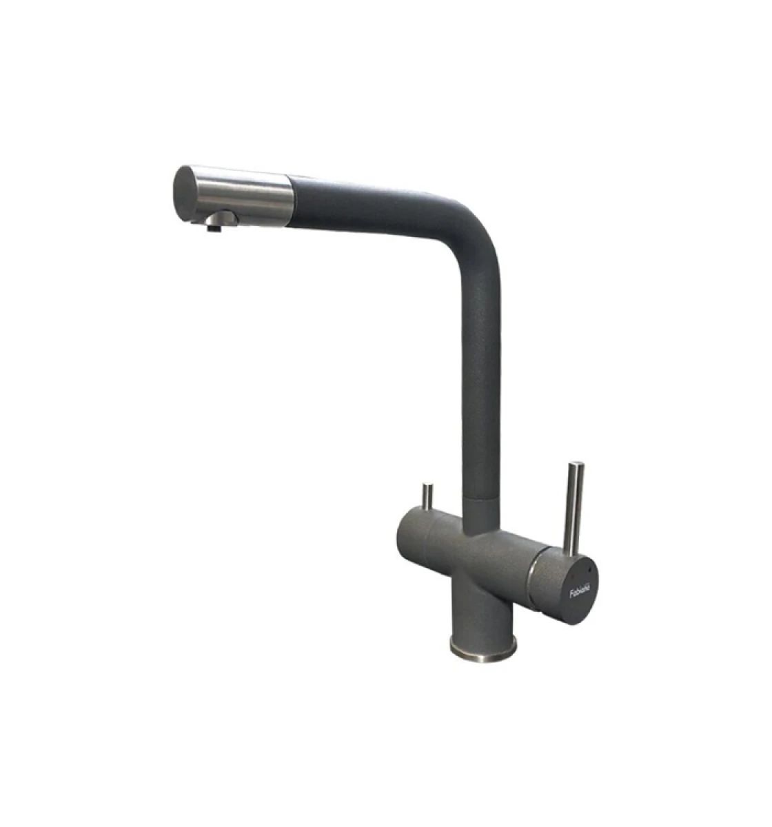 Змішувач кухонний Fabiano FKM 31.16P SS Titanium