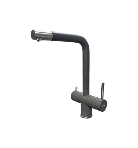Змішувач кухонний Fabiano FKM 31.16P SS Titanium