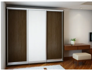 Шафа-купе RUMBA Ніка 4 D-450 (двері ДСП) (1800мм x 450мм x 2400мм