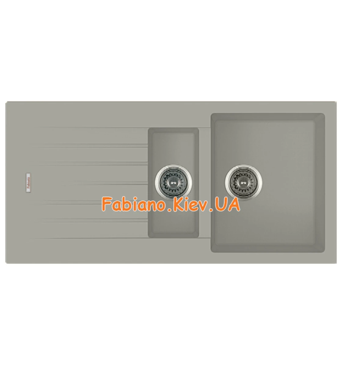 Кухонная мойка Fabiano Classic 100x50x15 Beton