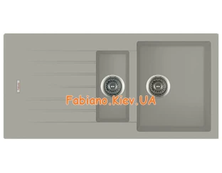 Кухонна мийка Fabiano Classic 100x50x15 Beton