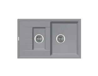 Кухонна мийка Fabiano Classic 78x50x15 Grey Metallic