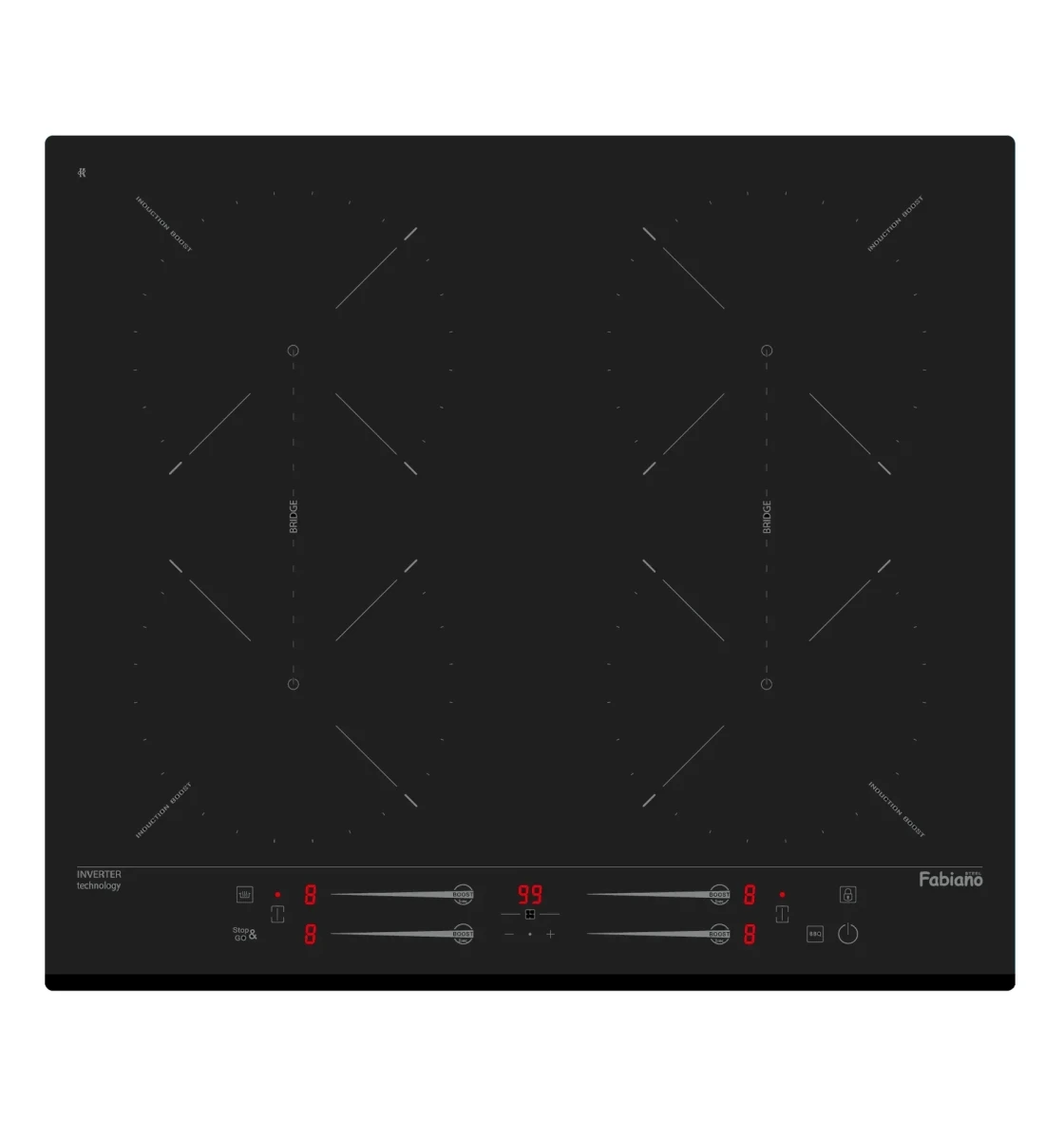 Індукційна варильна поверхня Fabiano FHBI 3600 iNV Diamond Black