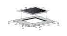 Газова варильна поверхня Fabiano FHG-R 27-44 VGH-T White-Antique Фото №3