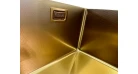 Кухонна мийка Fabiano Quadro 49 Celldecor Nano Gold Фото №5