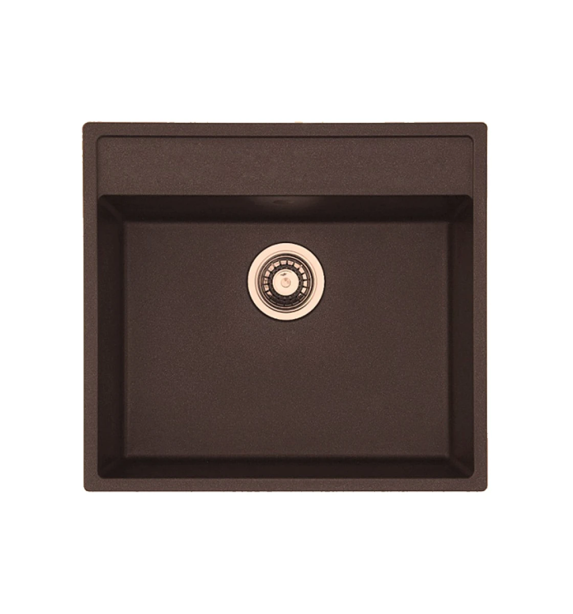 Кухонная мойка Fabiano Quadro 56x51 Espresso