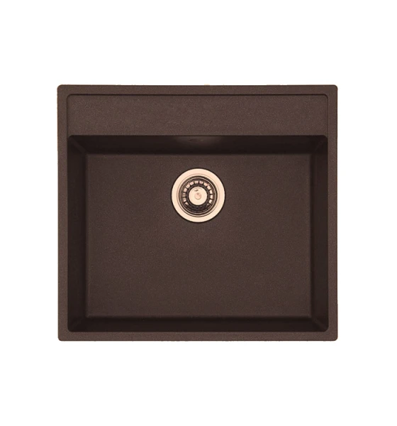 Кухонная мойка Fabiano Quadro 56x51 Espresso