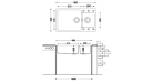 Кухонна мийка Fabiano Quadro 86x50x15 Beige Фото №2