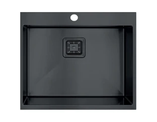 Кухонная мойка Fabiano TOP 49 Nano Graphite (49x51) 1,20 мм