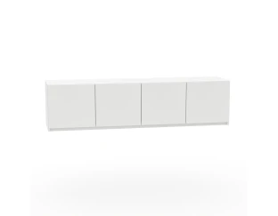 Антресоль FLASHNIKA АН-10 (1600х380) Німфея Альба (1600мм x 380мм x 400мм
