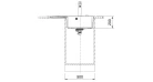 Кухонная мойка Franke Centro CNG 611-78 TL (114.0716.710) серый сланец Фото №3