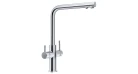 Смеситель кухонный Franke Neptune Clear Water (115.0370.689) хром Фото №1
