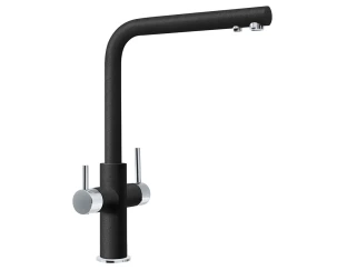 Змішувач кухонний Franke Neptune Clear Water (115.0370.694) хром / онікс