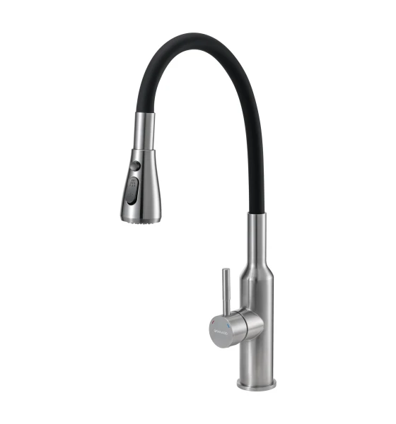 Змішувач GRANADO Renera inox (black)