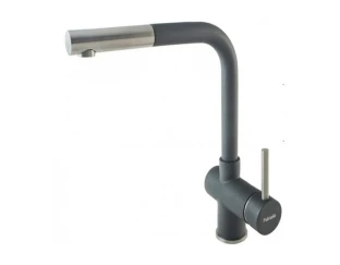 Смеситель кухонный Fabiano FKM 46P S/Steel Antracit