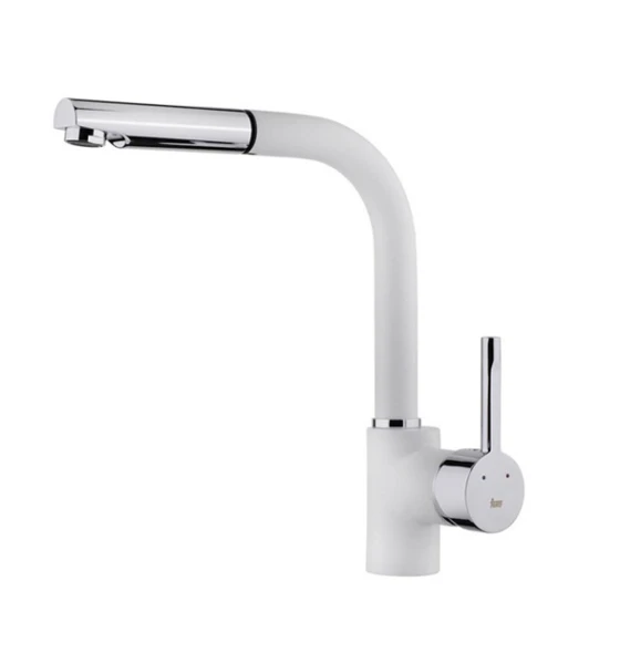 Змішувач кухонний Teka ARK 938 W (White) (23938120W) білий / хром
