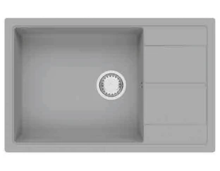 Кухонная мойка Fabiano Cubix 78x50 XL Grey Metallic