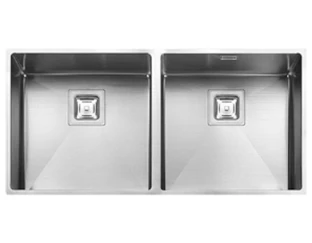 Кухонная мойка Fabiano Quadro 87х2 R10 Double (87x44) 1,20 мм