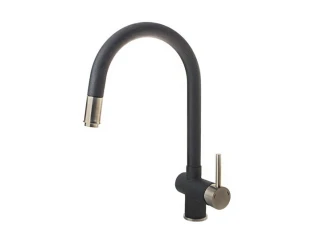 Смеситель кухонный Fabiano FKM 47P SS Antracit