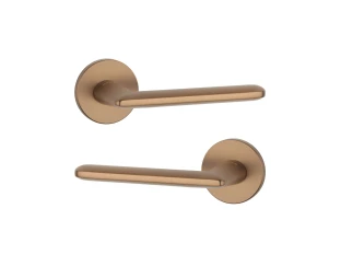 Дверна ручка STILE AVA R 7S ST світло-коричневий LIGHT BROWN (тонка розетка)