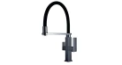Смеситель кухонный Fabiano FKM 3120 Black Steel Фото №1
