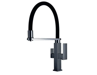 Смеситель кухонный Fabiano FKM 3120 Black Steel