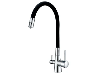 Смеситель кухонный Fabiano FKM 3121 Flex Chrome