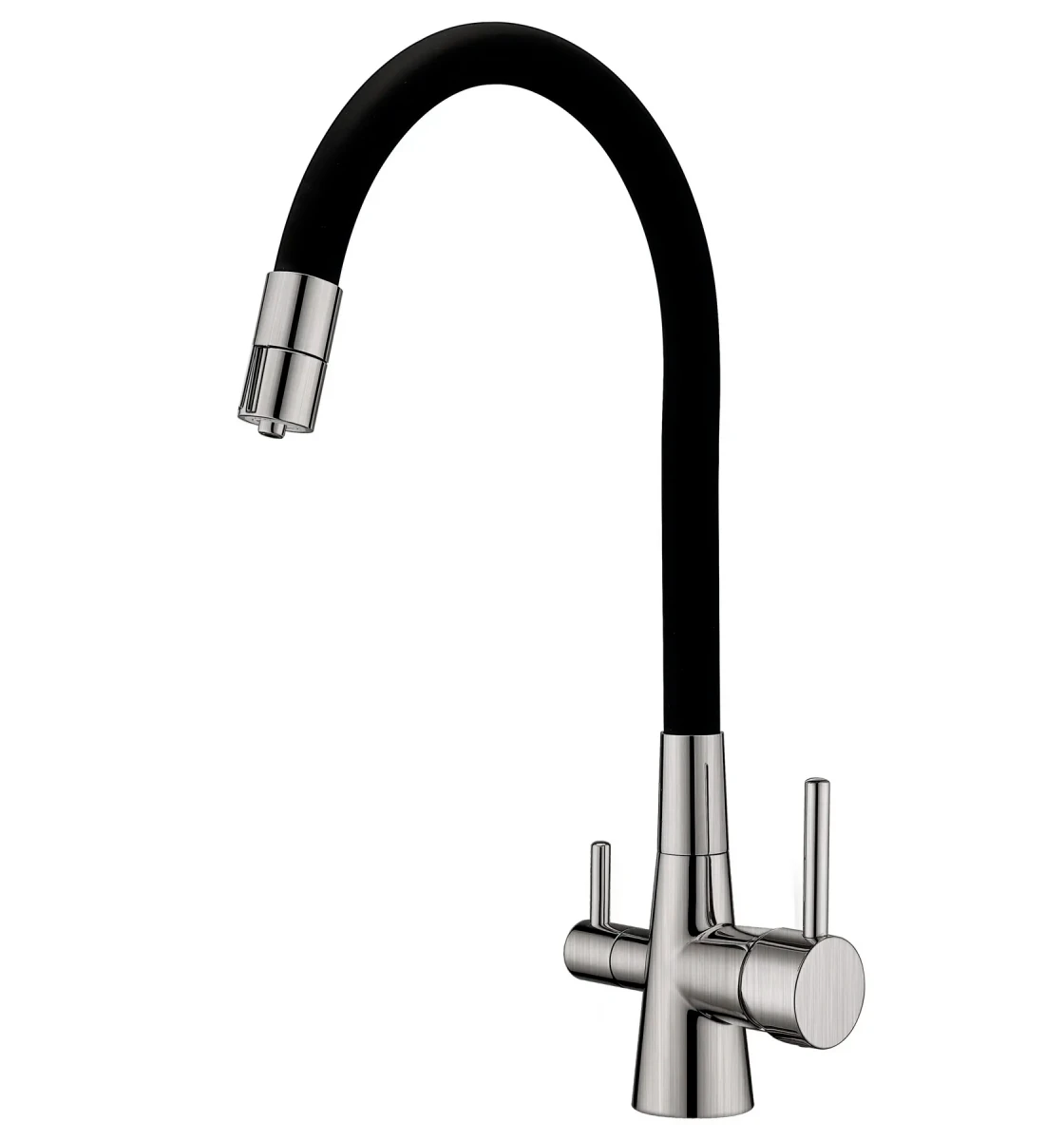 Смеситель кухонный Fabiano FKM 3121 Flex Inox