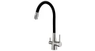 Смеситель кухонный Fabiano FKM 3121 Flex Inox Фото №1