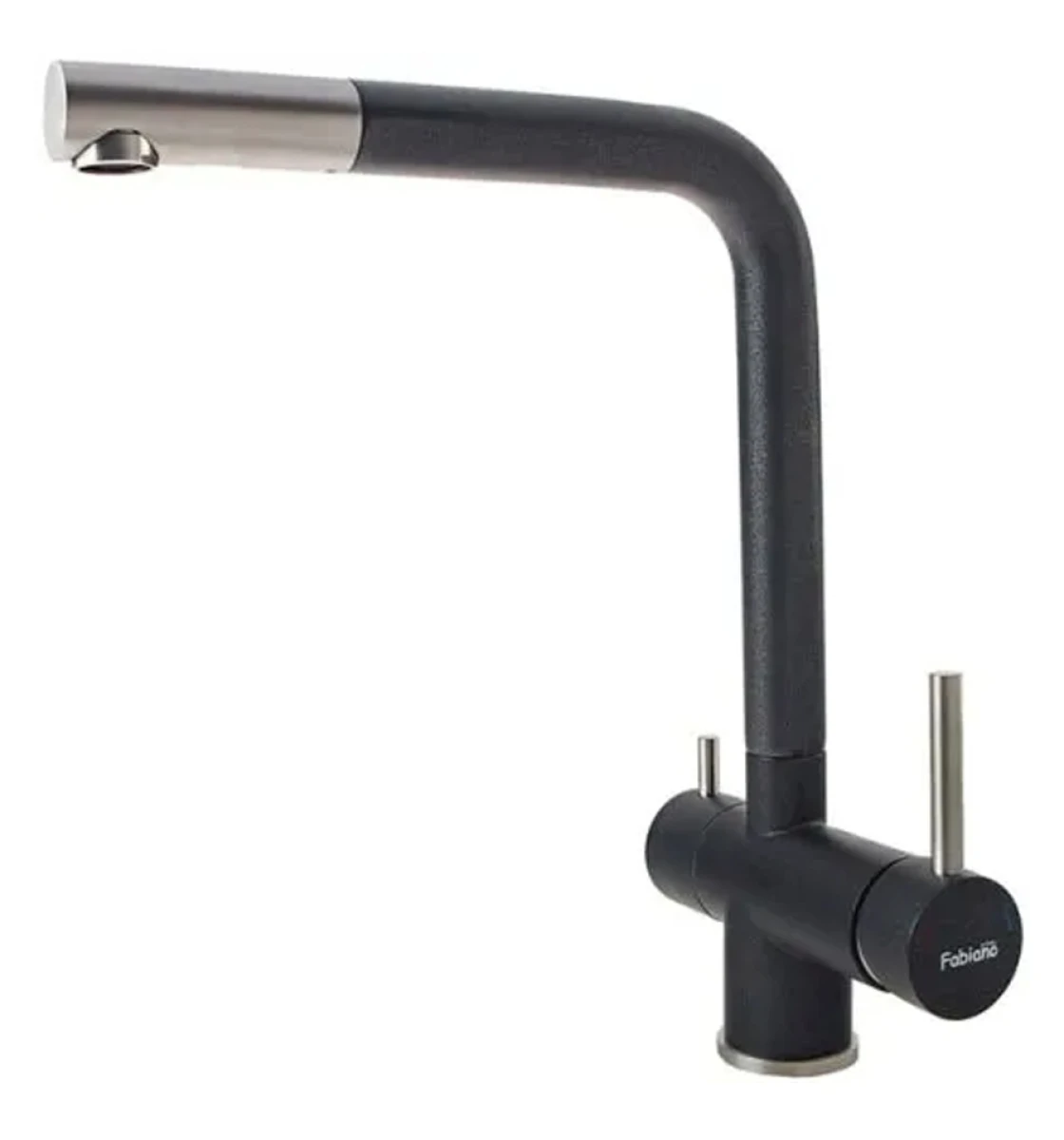 Змішувач кухонний Fabiano FKM 31.7 S/Steel Antracit