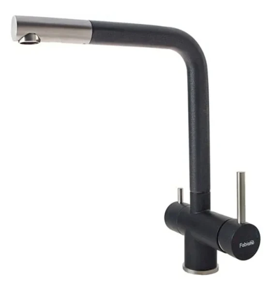 Змішувач кухонний Fabiano FKM 31.7 S/Steel Antracit