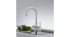 Смеситель кухонный Franke EOS Clear Water (120.0179.979) нержавеющая сталь Фото №4