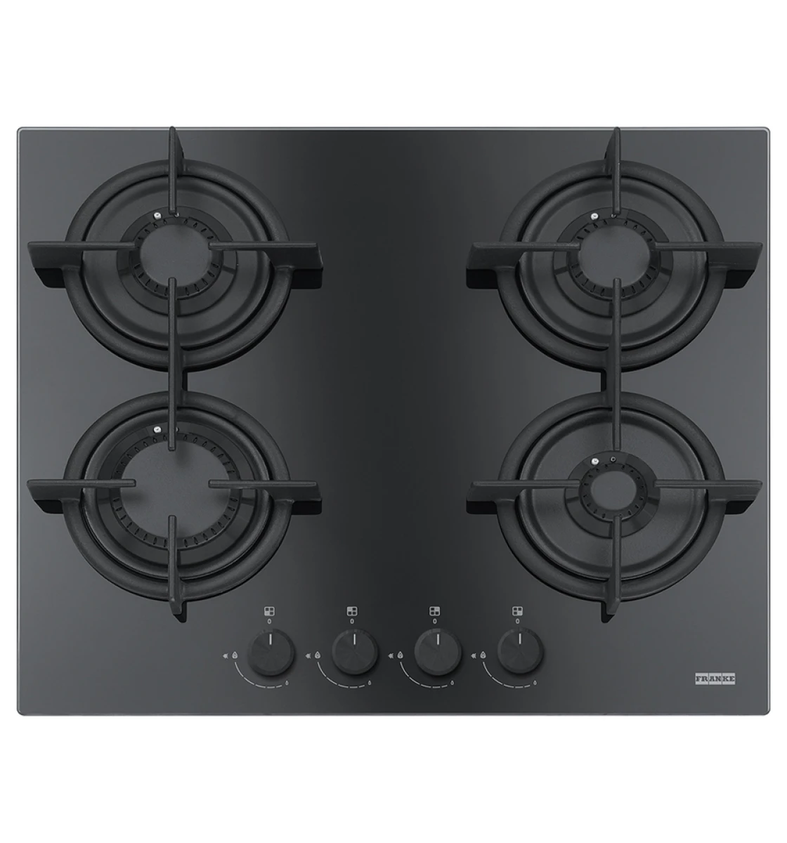 Газовая варочная поверхность Franke FHCR 604 4G HE BK C (106.0374.280) черный