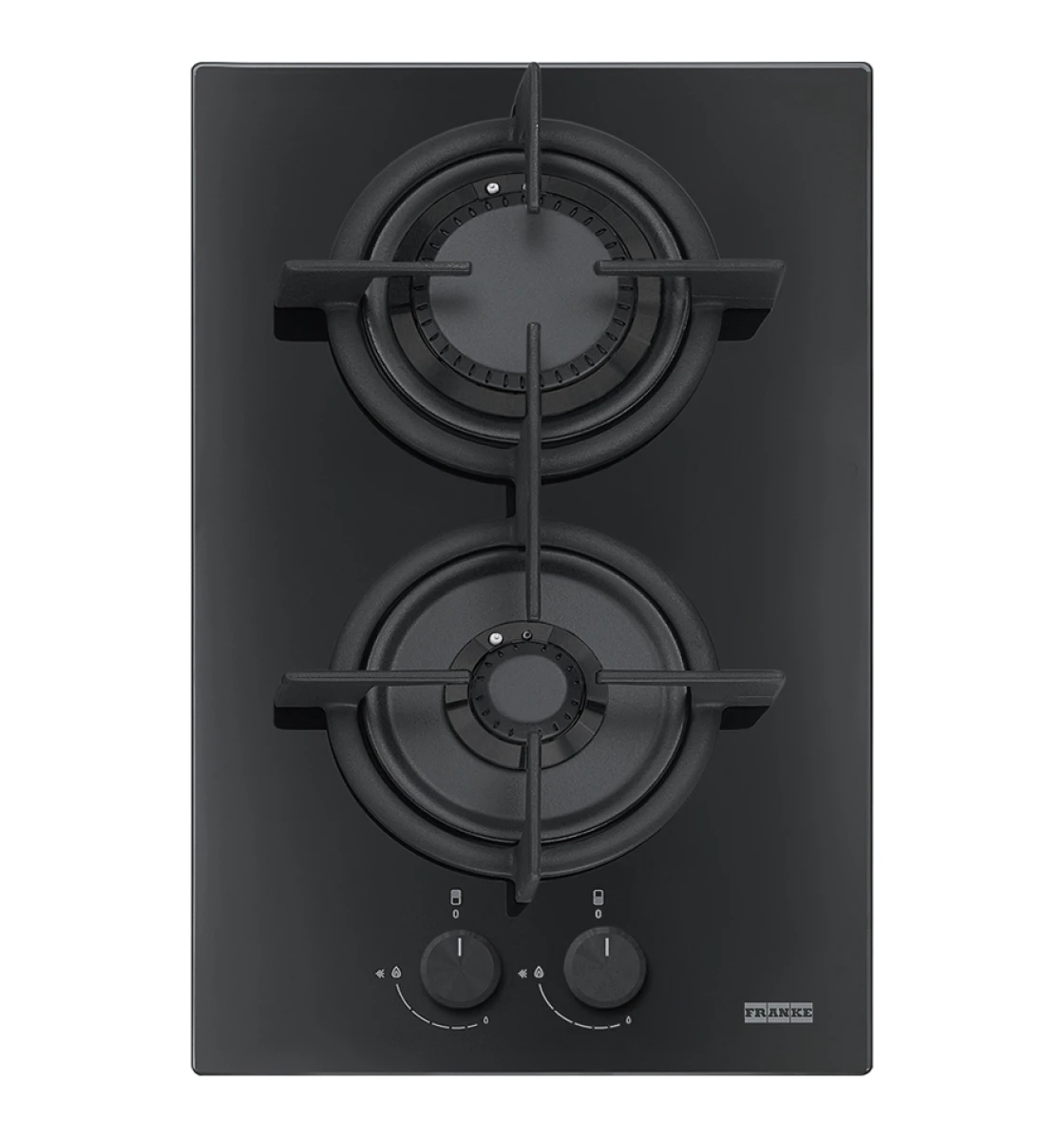 Газовая варочная поверхность Franke New Crystal FHCR 302 2G HE BK C (106.0374.278) черное стекло