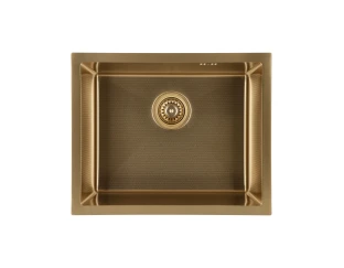 Мийка GRANADO Under top MAX STEEL S201 gold honeycomb