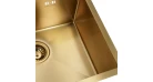 Мийка GRANADO Under top MAX STEEL S201 gold honeycomb Фото №5