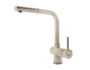 Смеситель кухонный Fabiano FKM 46P S/Steel Beige