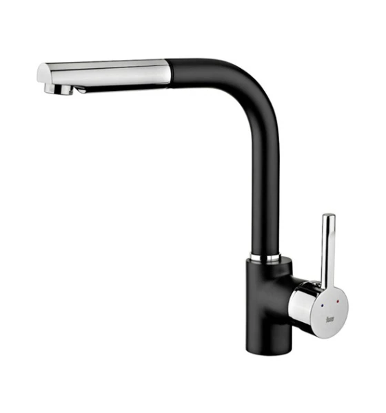 Смеситель кухонный Teka ARK 938 N (Black) (23938120n) черный/хром